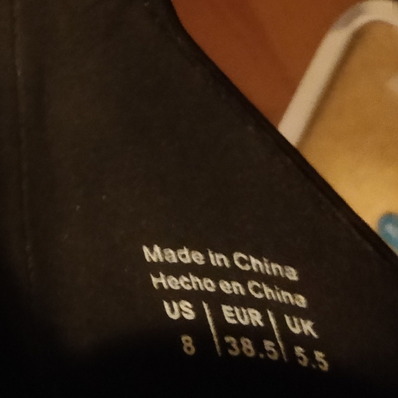 Aldo Black Strap Mid Heeled Sandals - Picture 2 of 7